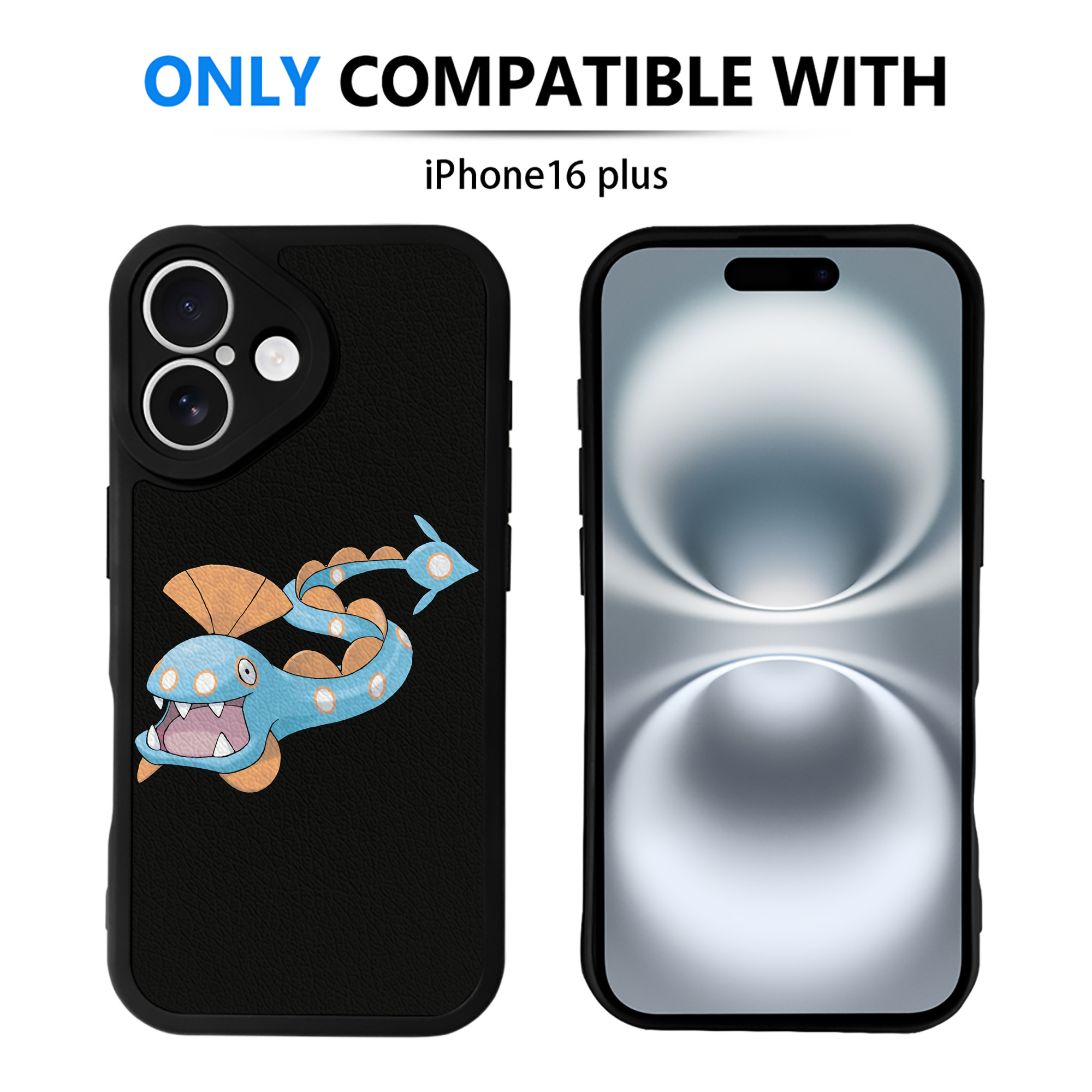 （画像用） ポケットモンスター Pokémon 【iPhone 16シリーズ対応】シリコンスマホケース（レザー調） 材質：シリコン
